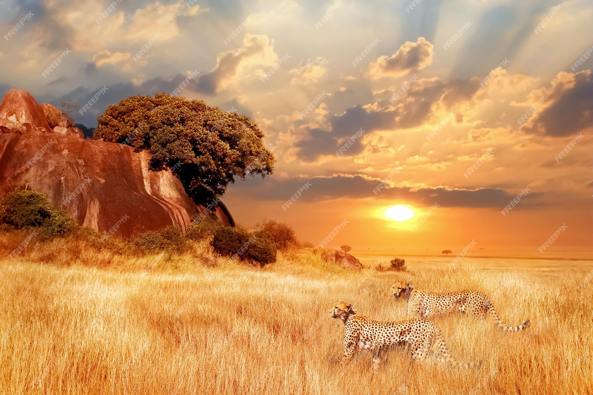 cheetahs-african-savanna-against-backdrop-beautiful-sunset-serengeti-national-park-tanzania-africa_135785-978.jpg