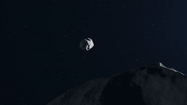 DART_impacts_asteroid_moon_Dimorphos_seen_from_central_asteroid_Didymos_pillars.gif