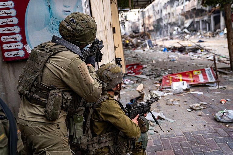 Soldati israeliani nella Striscia di Gaza